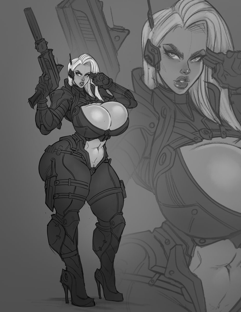 Sketch of old commission for <a href="/DuSilvone/">Silvone Du Bois</a>