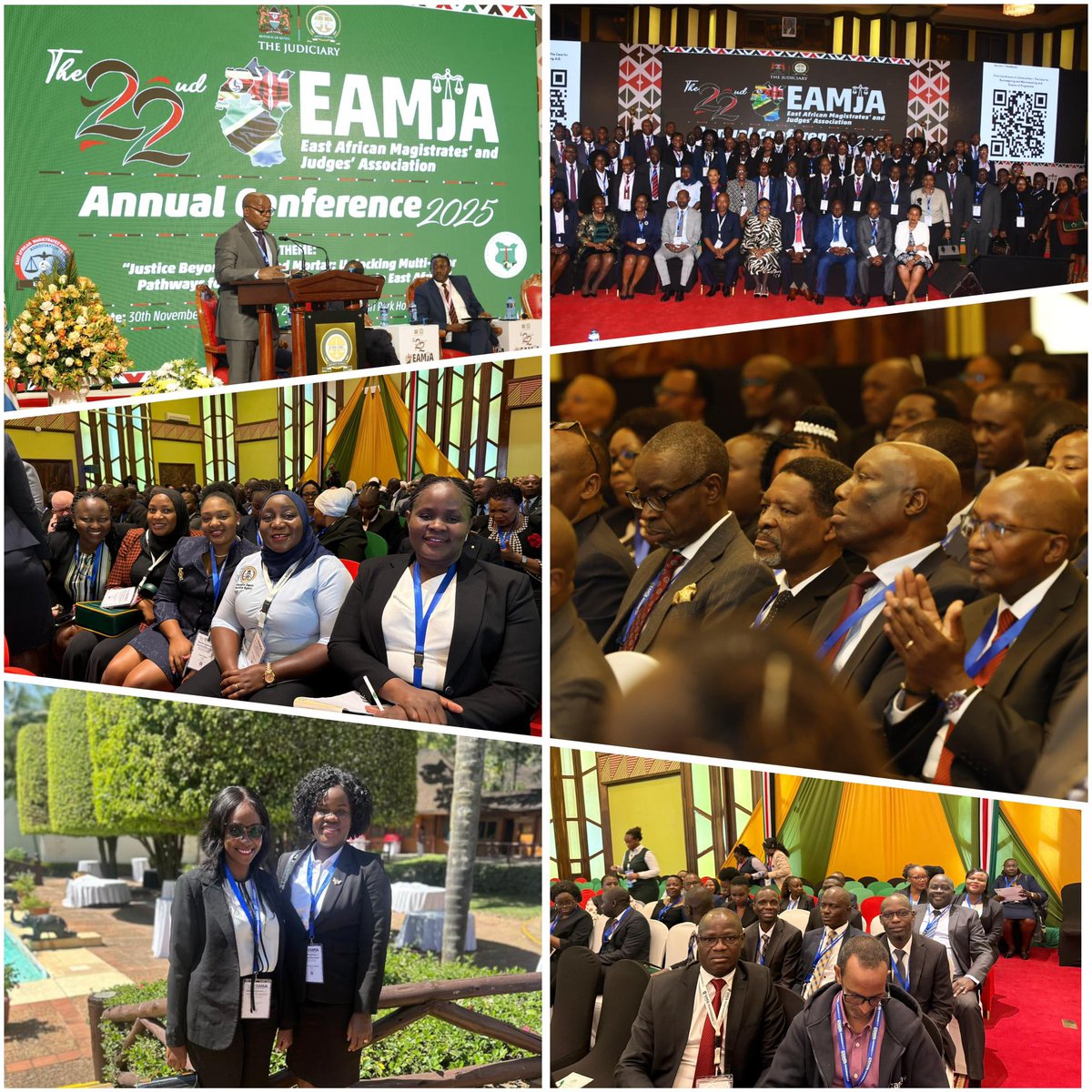 The Deputy Chief Justice, Justice Dr. Flavian Zeija, is leading a Ugandan delegation of more than 80 Judicial Officers in Nairobi, Kenya, for the 22nd East African Magistrates’ and Judges’ Association (EAMJA) Annual Conference. The delegation comprises Justices, Judges, the Ag.