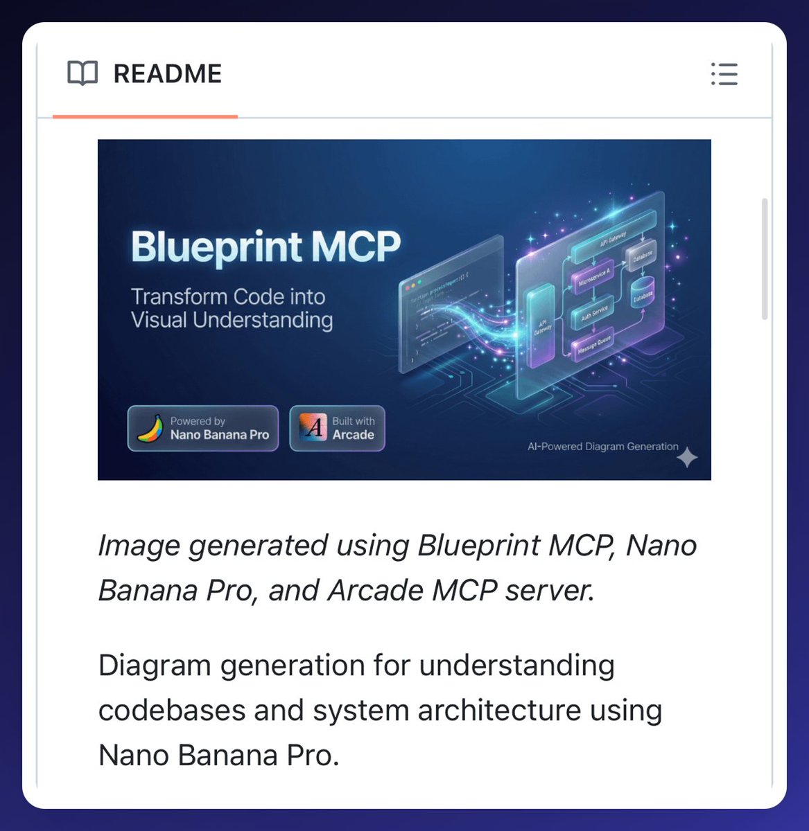 Génération de diagrammes pour la compréhension des bases de code et de l'architecture système à l'aide de Nano Banana Pr