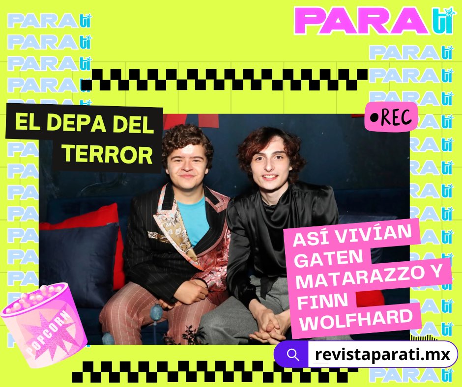 EL DEPA DEL TERROR: ASÍ VIVÍAN GATEN MATARAZZO Y FINN WOLFHARD DE STRANGER THINGS revistaparati.mx/2025/11/26/el-… #StrangerThings 😱