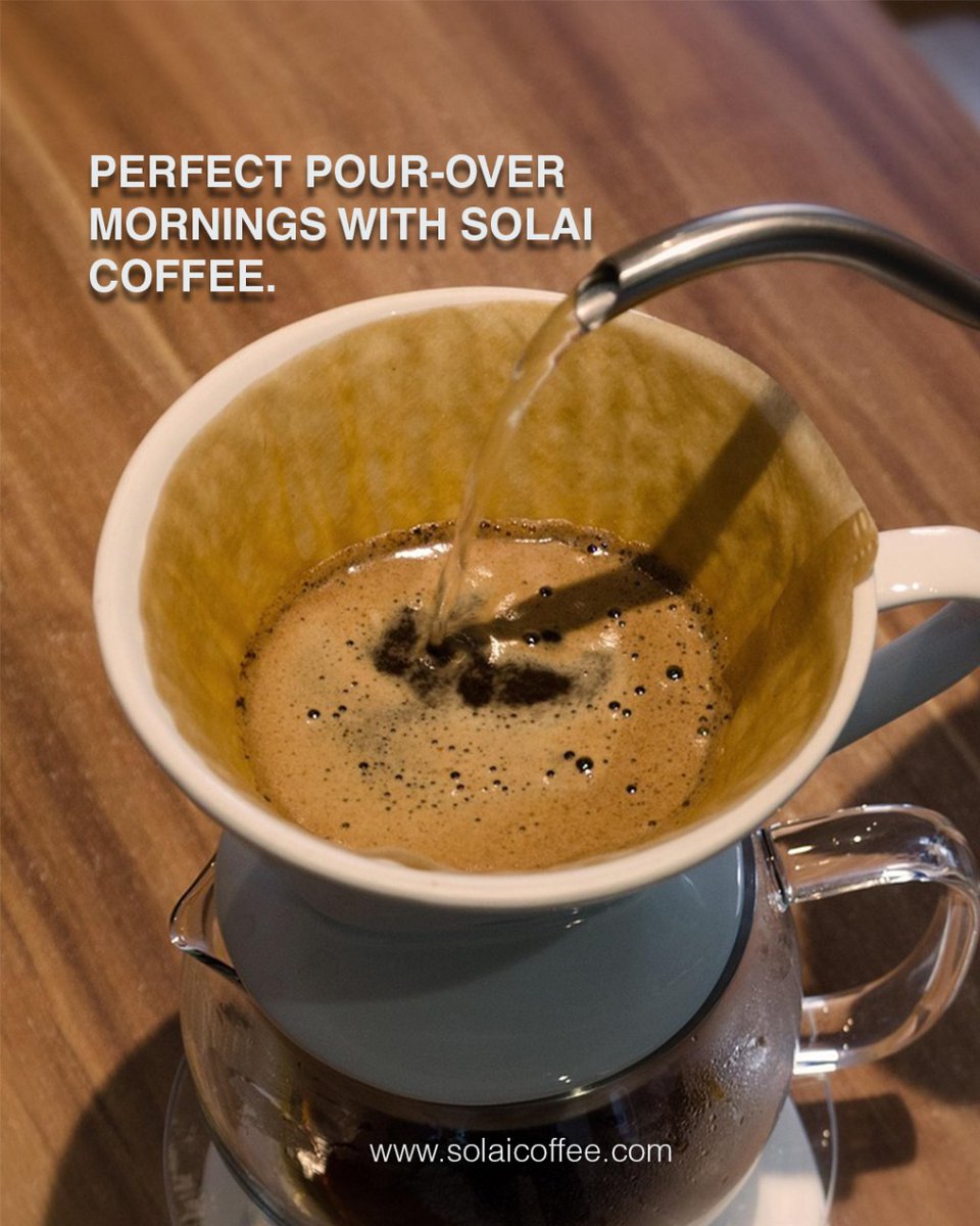 We have the perfect coffee for the perfect pour over. Yours truly Kenya Specialty Coffee. 

solaicoffee.com/shop

Check our pour over sets under accessories