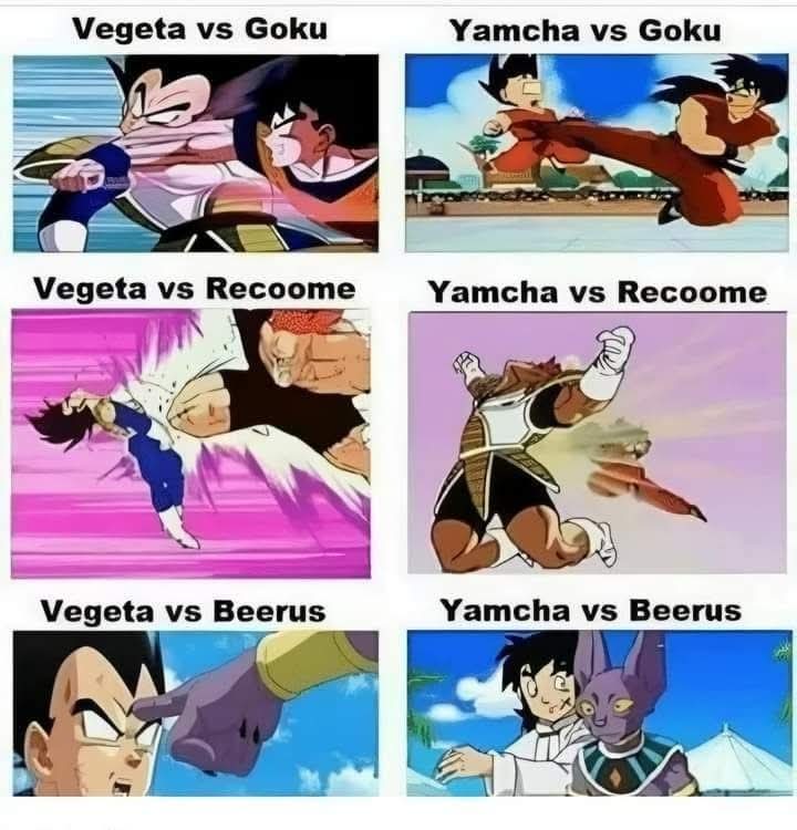 Yamcha siempre fue mejor que Vegeta, pero no estás listo para esta conversación 
#DragonBall