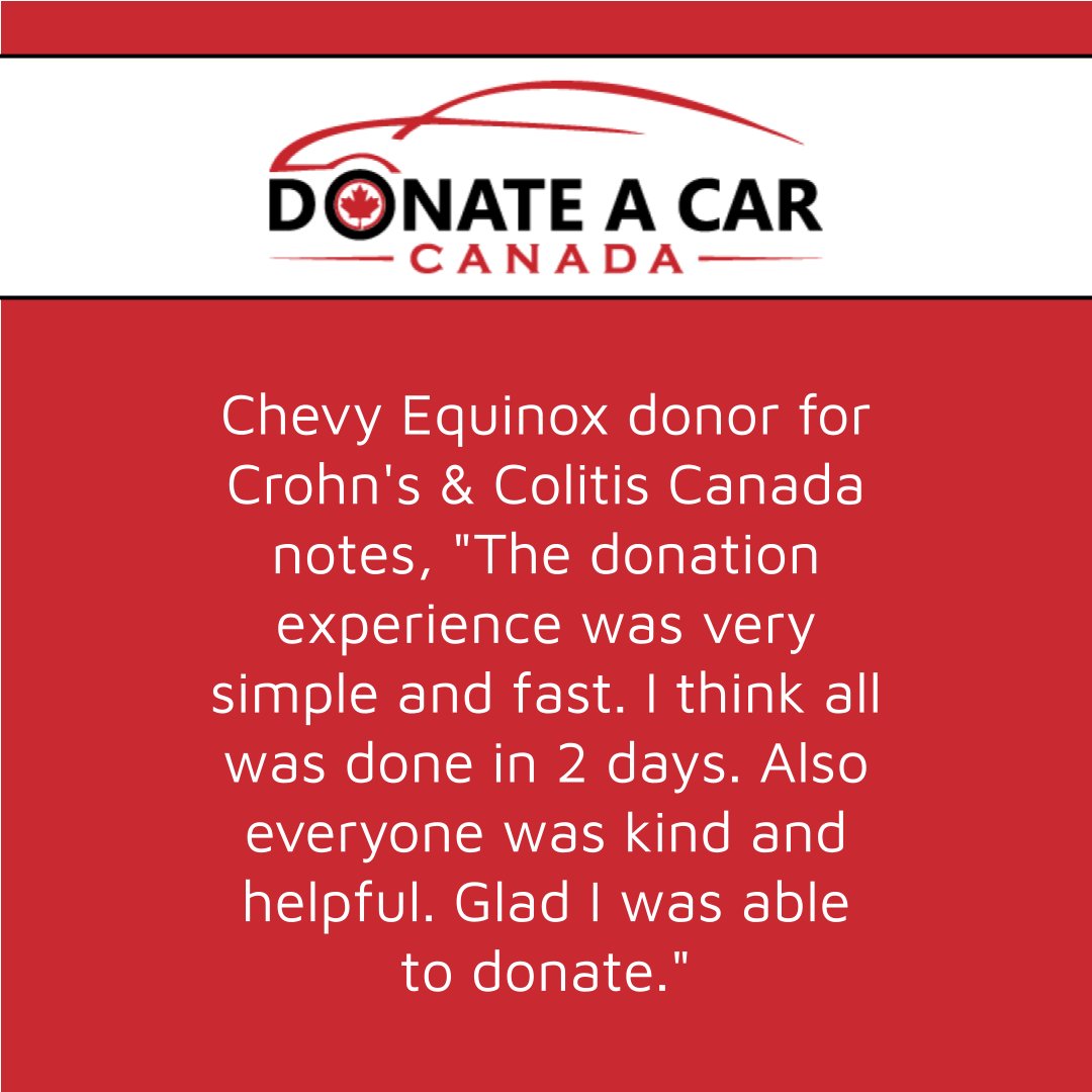 It's #CrohnsAndColitisAwarenessWeek &amp; #GivingTuesday! A perfect day to donate your vehicle for #crohnsandcolitis!

<a href="/getgutsycanada/">Crohn's and Colitis Canada</a> #getgutsycanada Crohn's and Colitis Canada #crohnscar #crohnscardonation #donateacarforcrohns