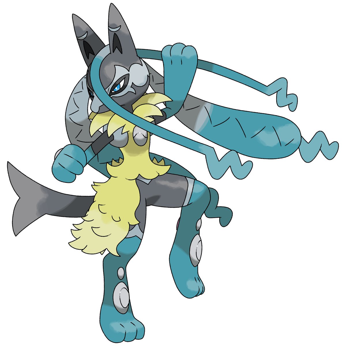Mega Lucario Z Official Style Art! #Pokemon #PokemonLegendsZA