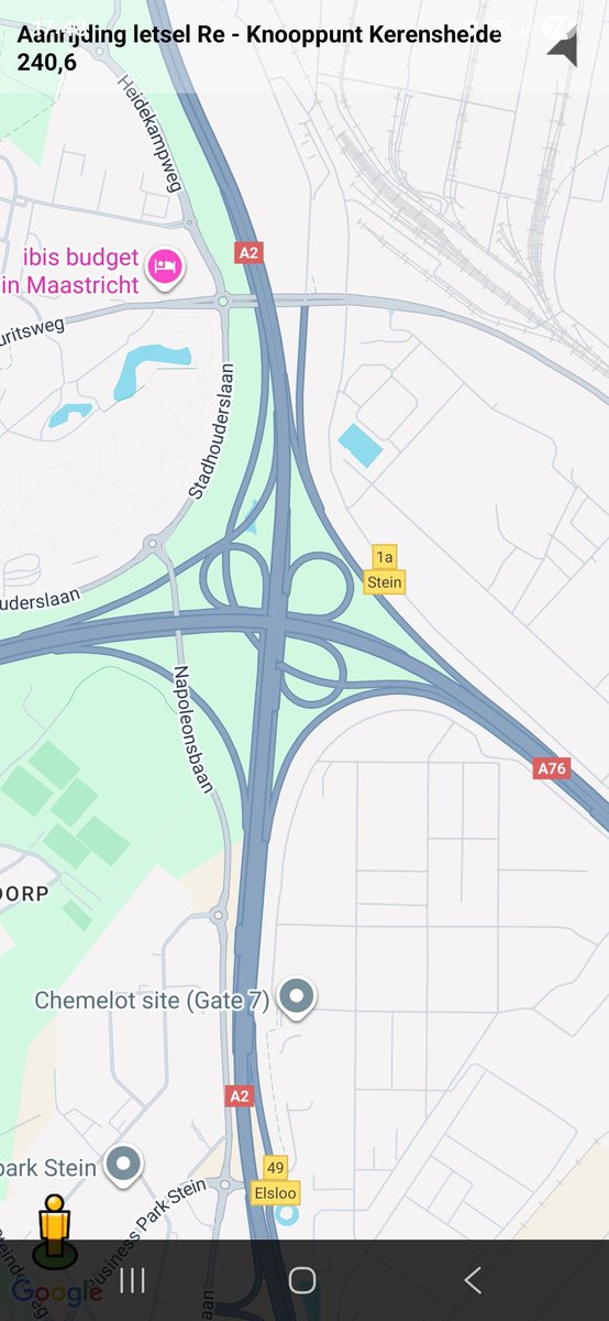 Aanrijding met letsel op de A2 bij Knooppunt Kerensheide
