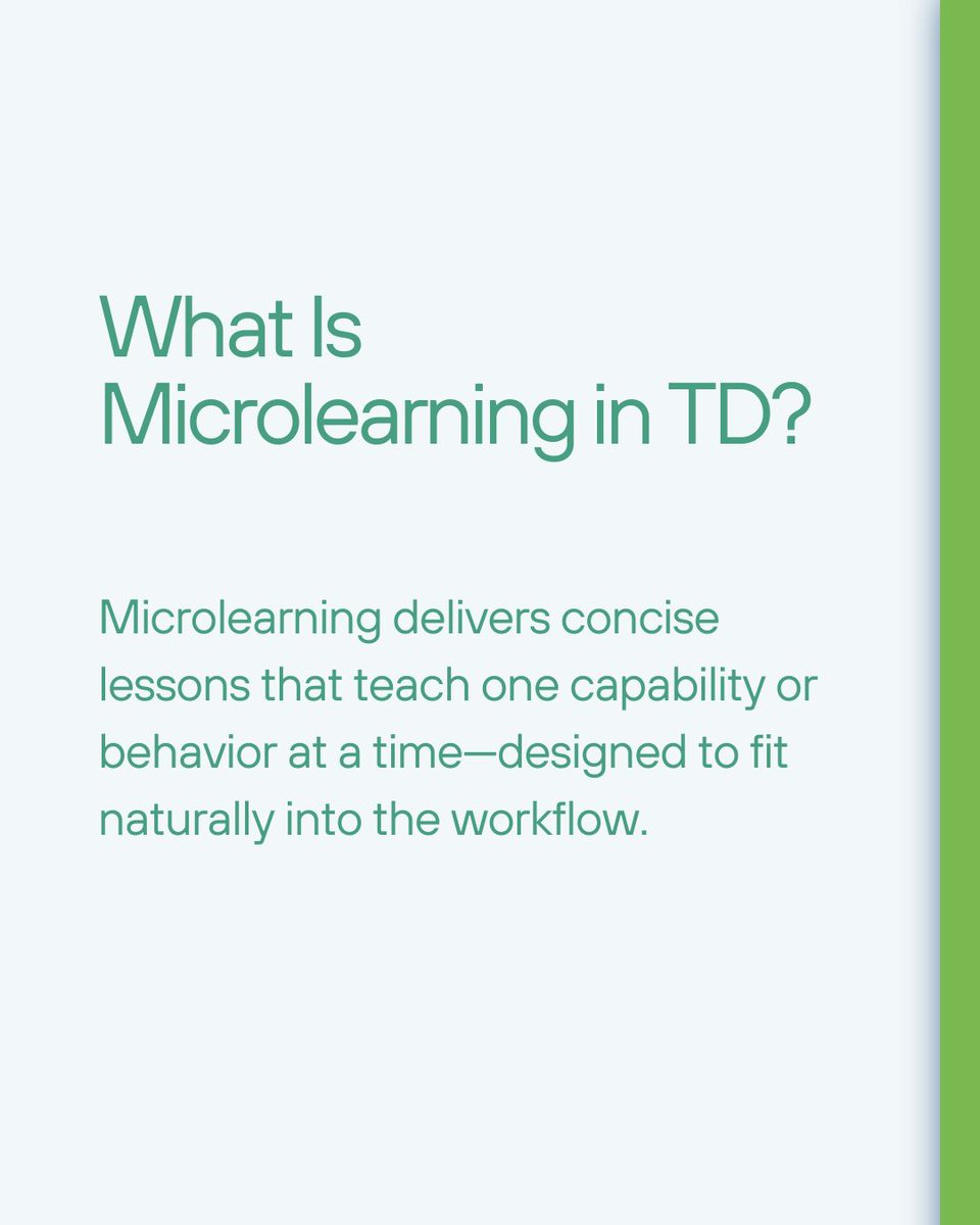 atdbuffalo2020's tweet image. Today’s focus: microlearning — quick bursts of knowledge.

Resource: youtu.be/wtl5UrrgU8c?si…
Challenge: Do ONE microlearning &amp;amp; share your takeaway.
Tip: Use the 3-Minute Rule.
Join tonight’s webinar: atdbuffalo.wildapricot.org/event-6395566