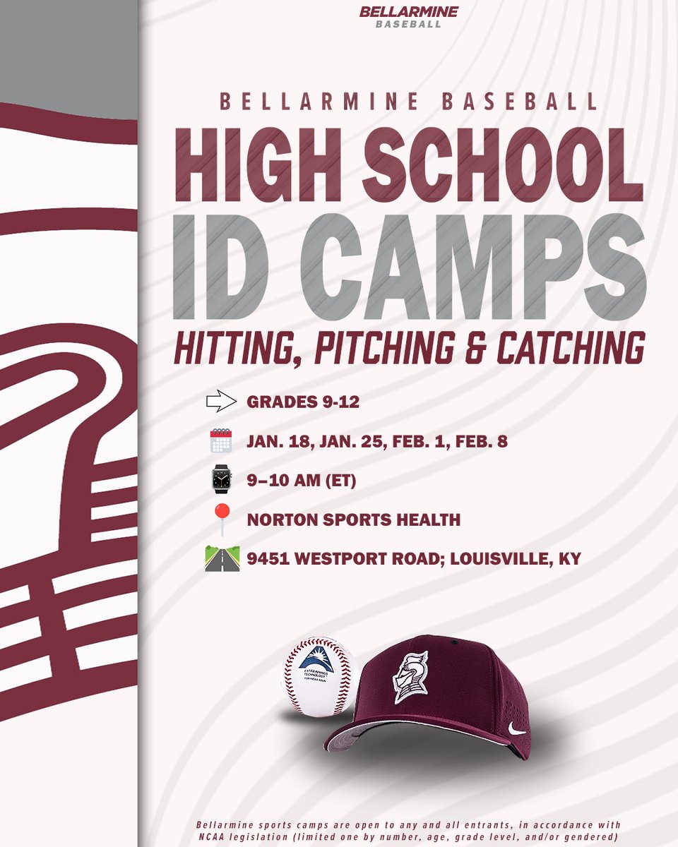 BUKnightsBSB's tweet photo. Unlock your potential. Show us who you are.

Bellarmine Baseball ID Camps are built for players ready to compete, develop and take the next step.

𝙍𝙚𝙜𝙞𝙨𝙩𝙚𝙧 ⤵️
✍️ https://t.co/o3nytBcJbG https://t.co/4HvA4sQRdS