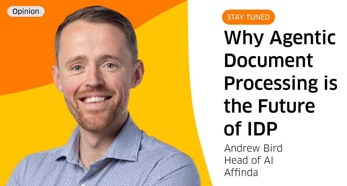 Is Agentic Document Processing the future of #IDP?

According to Andrew Bird, Head of AI at <a href="/affinda_ai/">Affinda</a>, this is indeed the case—but with one caveat.

Stay tuned for his opinion piece, in which he explains that even within the GenAI, not all agentic systems are created equal.