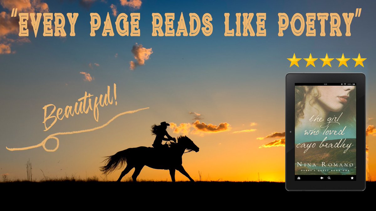 TwitrPartner's tweet image. &apos;...an exciting Western love story which flows beautifully &amp;amp; captures all the required elements...&apos;

amazon.com/dp/1645405397  

The Girl Who Loved Cayo Bradley by @ninsthewriter. 

#romance #lovestory #Apache #cowboys #NewMexico #westerns #western #IARTG #books #ebooks