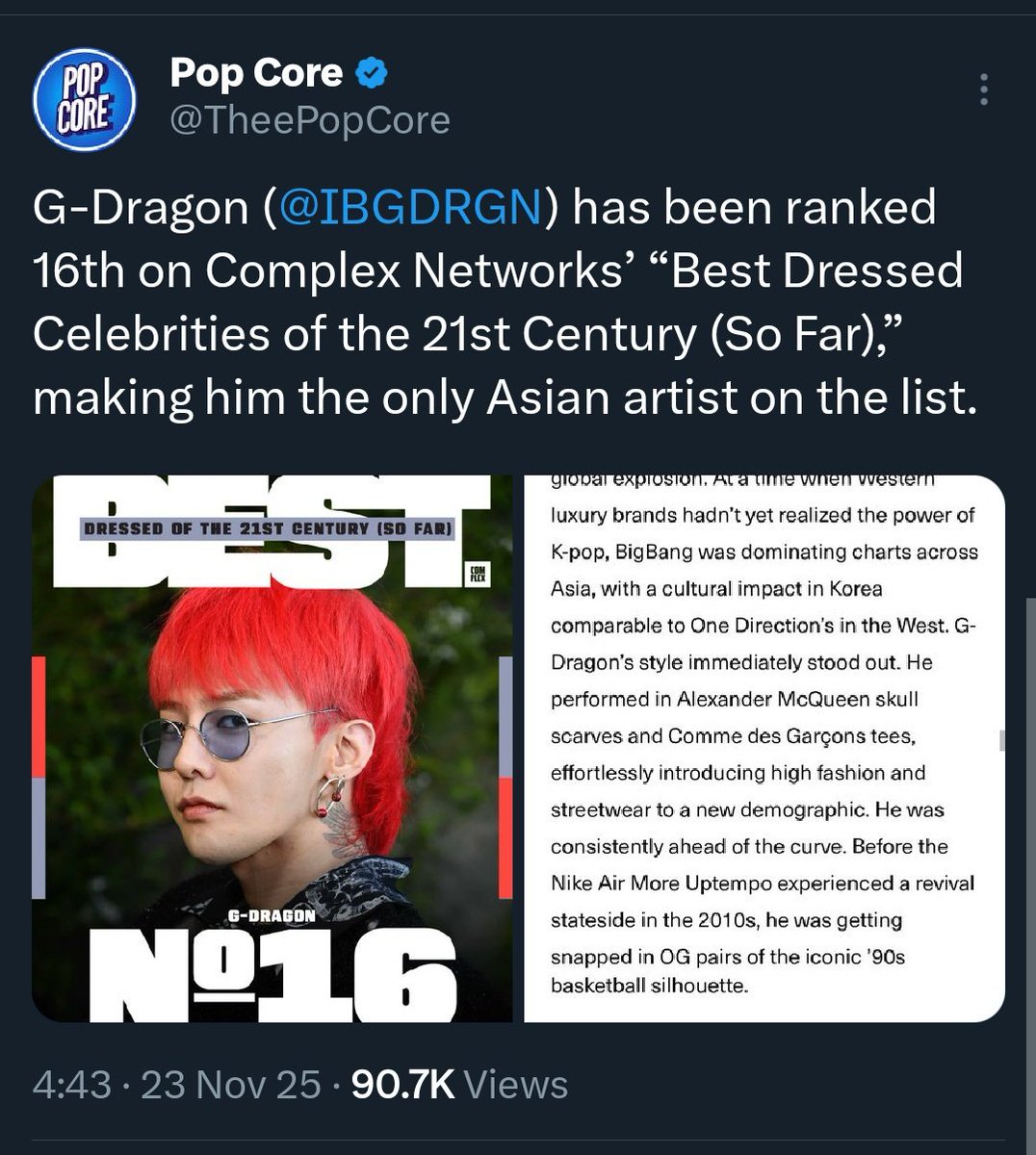 You say that, but the experts don't.