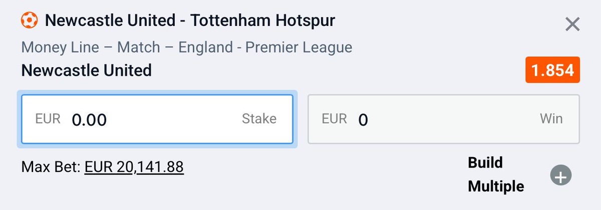 🏴󠁧󠁢󠁥󠁮󠁧󠁿 Newcastle - Tottenham

Newcastle -0.5 @ 1.854

📕 Pinnacle
🎲 2/5
⏰ 2 Dec