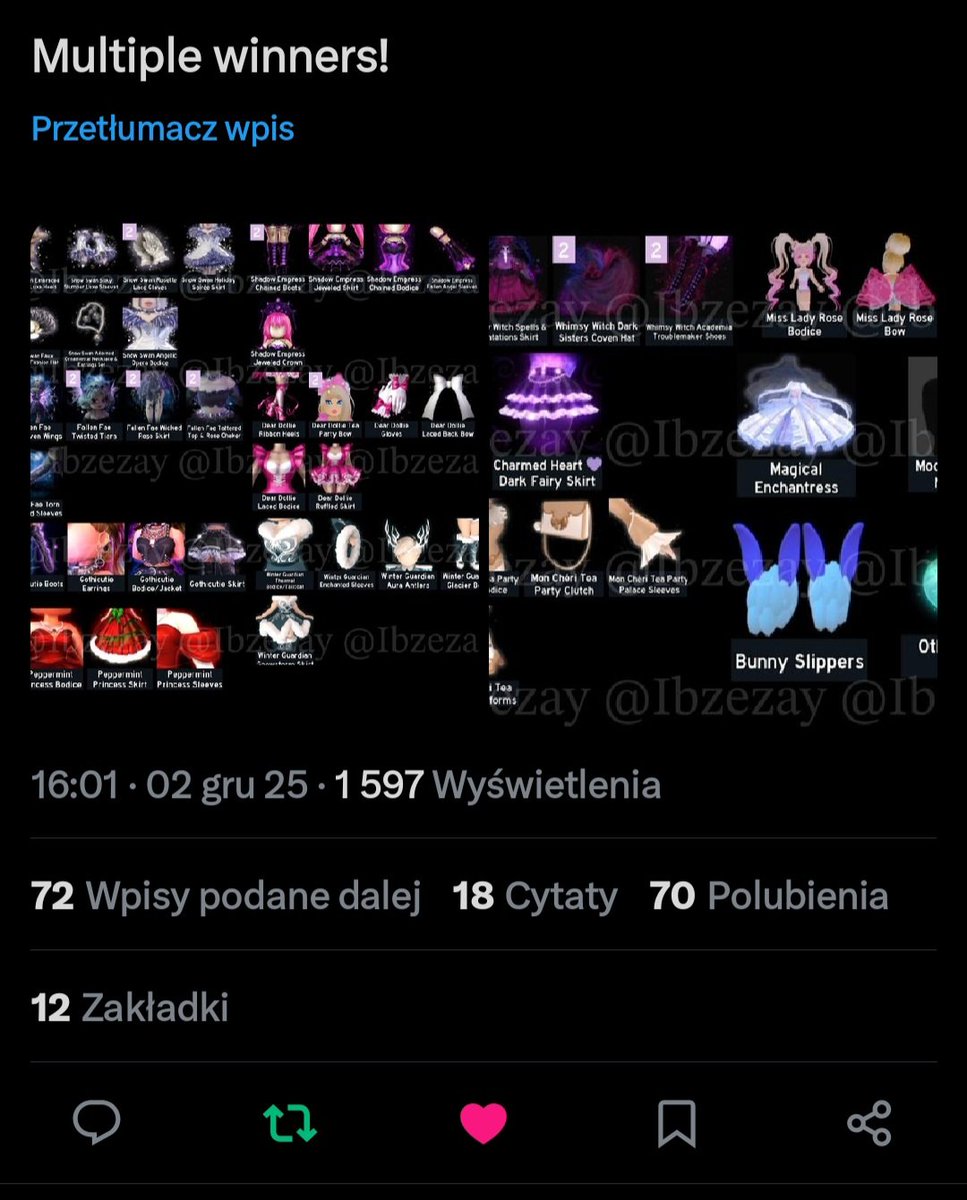 Usbusbsd's tweet photo. @Ibzezay DONE!!! need the fallen fae set🦚 https://t.co/hNsABUJssr