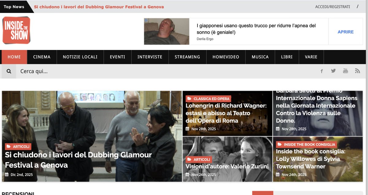 Si chiudono i lavori del Dubbing Glamour Festival a Genova insidetheshow.it/484782_si-chiu…