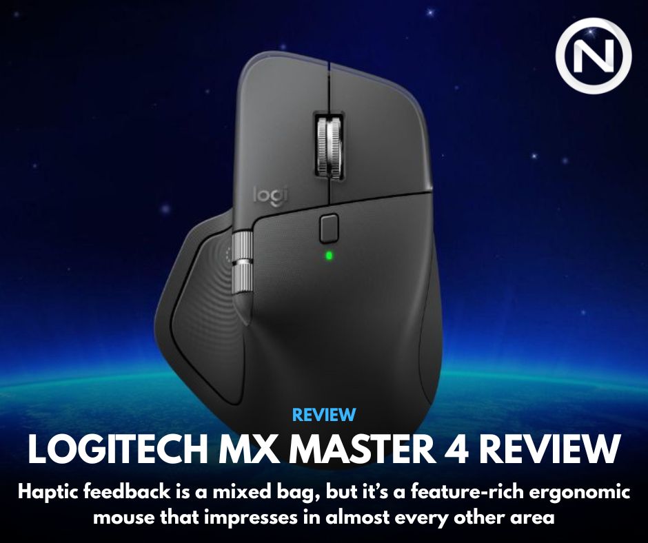 The Logitech MX Master 4 boasts haptic feedback but it doesn't add much to a feature-rich wireless mouse that impresses thanks to its excellent scroll wheels, comfort and quality. 

Read our full review: tinyurl.com/yc28njbt

#Logitech #PC