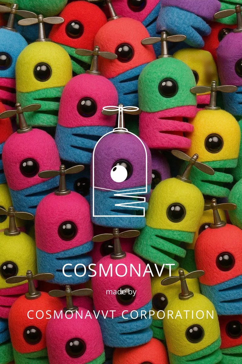 COSMONAVVTCorp's tweet image. Discover the 12 vibrant Cosmonavt explorers.
Start your journey with one and collect them all!
Join the crew and complete the universe!🪐

#cosmonavt #collection #plush