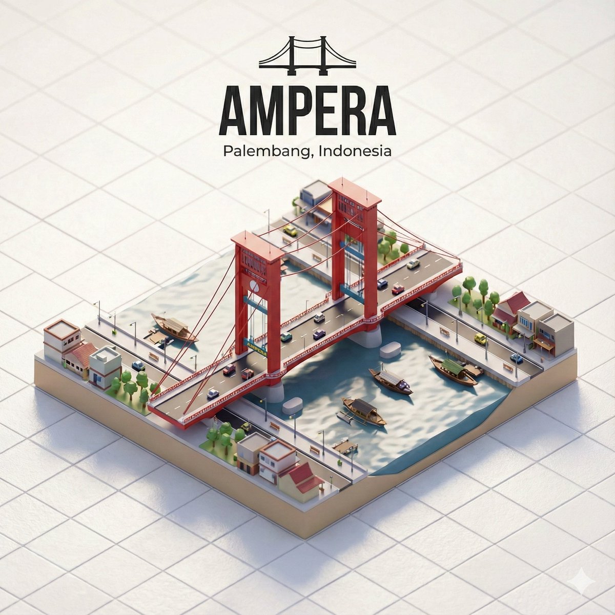 ariefr23's tweet photo. Wow gak expect jembatan Ampera nya bisa sedetail itu. https://t.co/DYUXynlrxh
