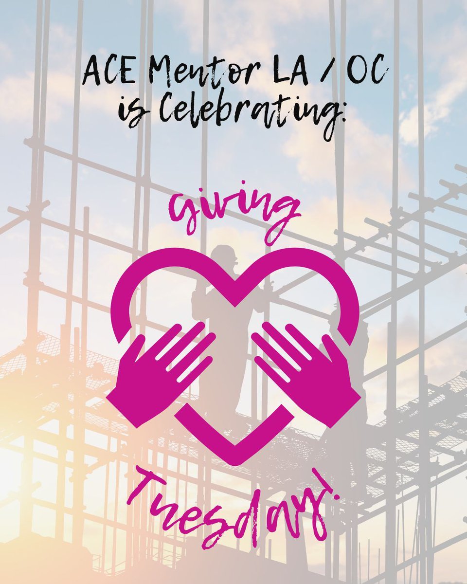 Every contribution helps provide scholarships, mentorships, and career opportunities for students passionate about building our world. Let’s build brighter futures together! 💙

acementorla.org/Donate #donatetoday #ACEMentor #AECindustry