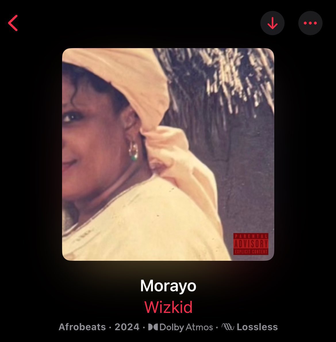 NoteSphere's tweet image. Wizkid’s ‘Morayo’ is the number one album on Apple Music Nigeria in 2025.
