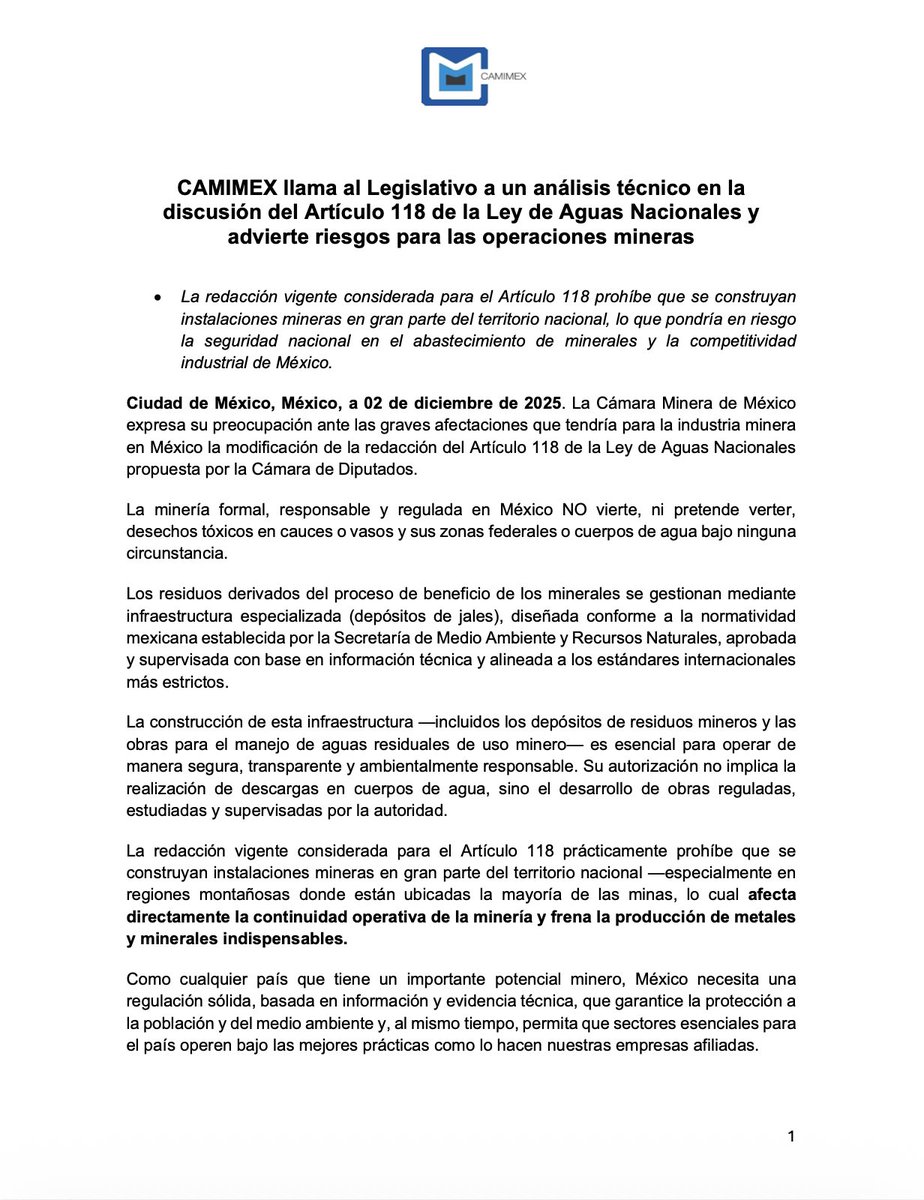 Camimex Oficial tweet media