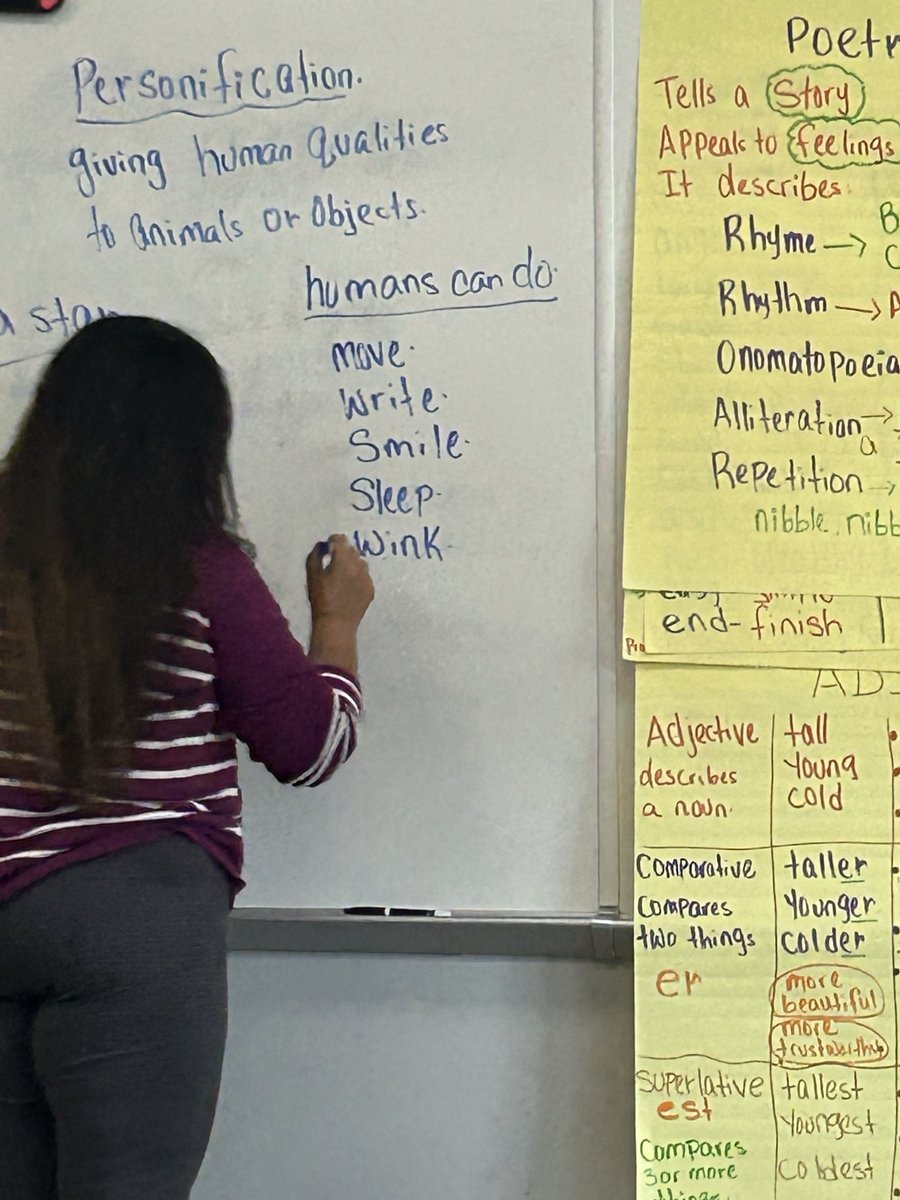 MSE_Astronauts's tweet photo. Some beautiful annotation of a poem happening in 3rd grade today! Students are really enjoying discovering the meaning and purpose behind figurative language. @FortBendISD #teaching #poetry #studentslearn https://t.co/VdvpIjzpvI
