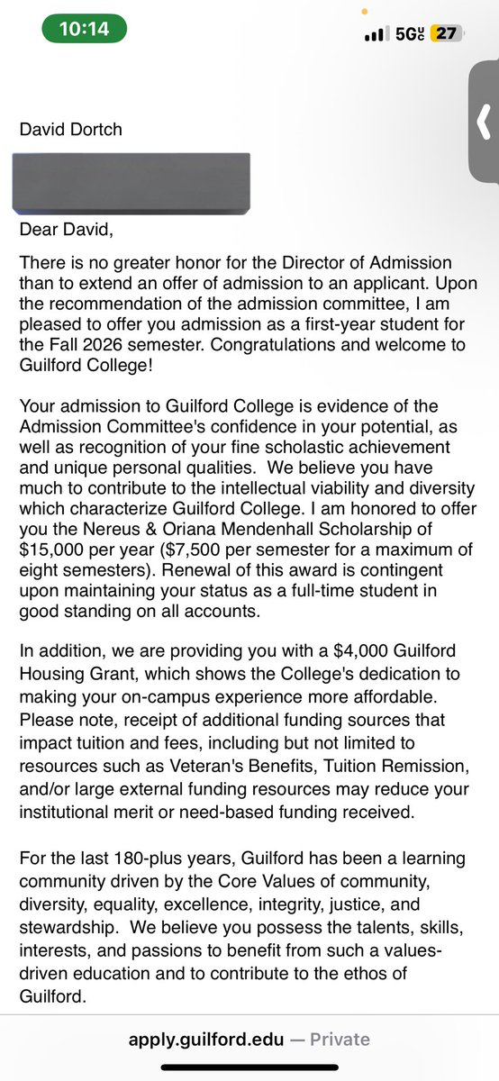 David_Dortch22's tweet photo. Thank you @GuilfordCollege ❤️.
@GuilfordFB 👋🏾! https://t.co/JELoWXfqyF