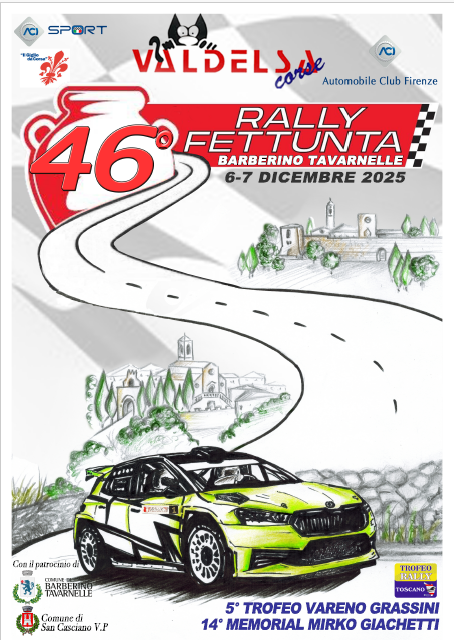 cronosprato's tweet photo. Sabato/Domenica 6/7 dic 2025 presso Barberino Tavarnelle (FI) - CronoPrato impegnato nel servizio di cronometraggio 46° Rally Fettunta 🚗⏱️
@federcronos 
@ACI_Sport 
#cronometristi #cronos #cronoprato #timekeepers #rally #ACISport #rallyfettunta https://t.co/PoVWfy6EcL