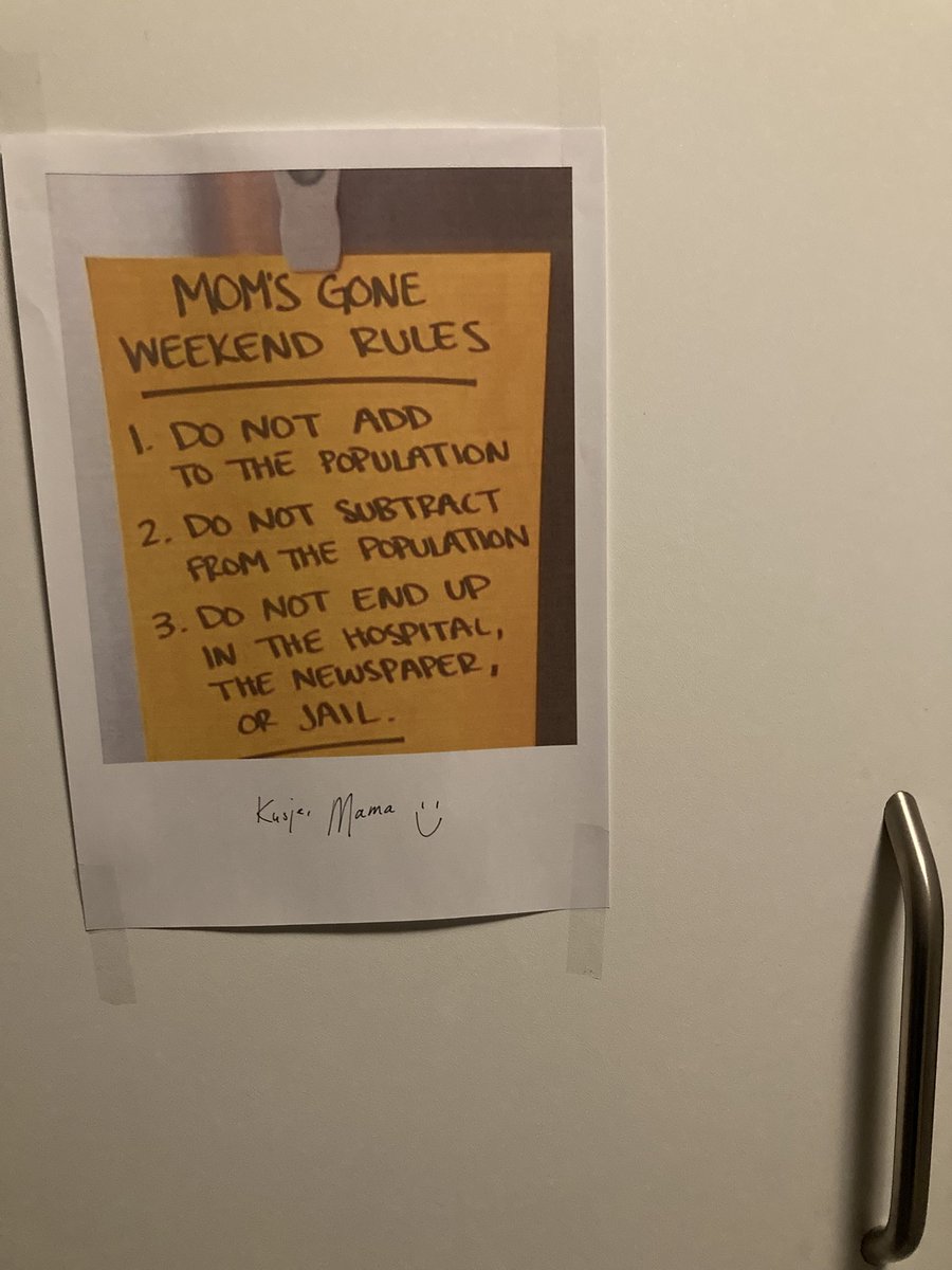 Ik was een weekendje weg en mijn drie kuikens mochten alleen thuis blijven…

Les gespeld… Ze hebben zich netjes aan de regels gehouden.