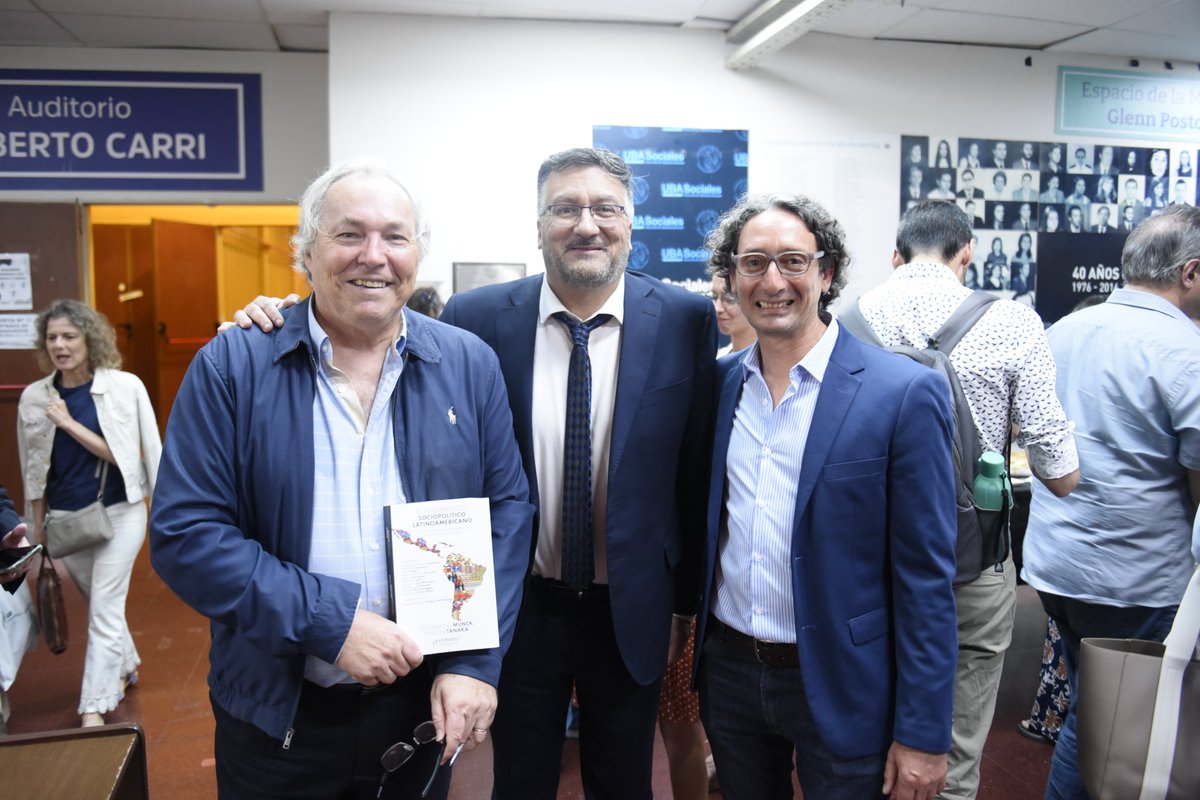 Nuestro secr. gral @emicagnacci participó en <a href="/ubasociales/">UBA Sociales | #FSOC #UBA</a> de la conferencia magistral "El futuro de la democracia en América Latina", de Gerardo Munck, referente en estudios comparados de la región.

El encuentro se  desarrolló en el marco del Dia del Politólogo.