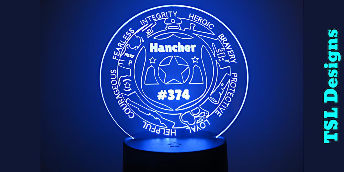 bythebeach1214's tweet image. Personalized Police Night Light, Colorful Led with Remote
etsy.com/listing/174594…
#nightlight #light #homedecor #handmade #glowforge #shopsmall #etsy #Personalized #police #policeofficer