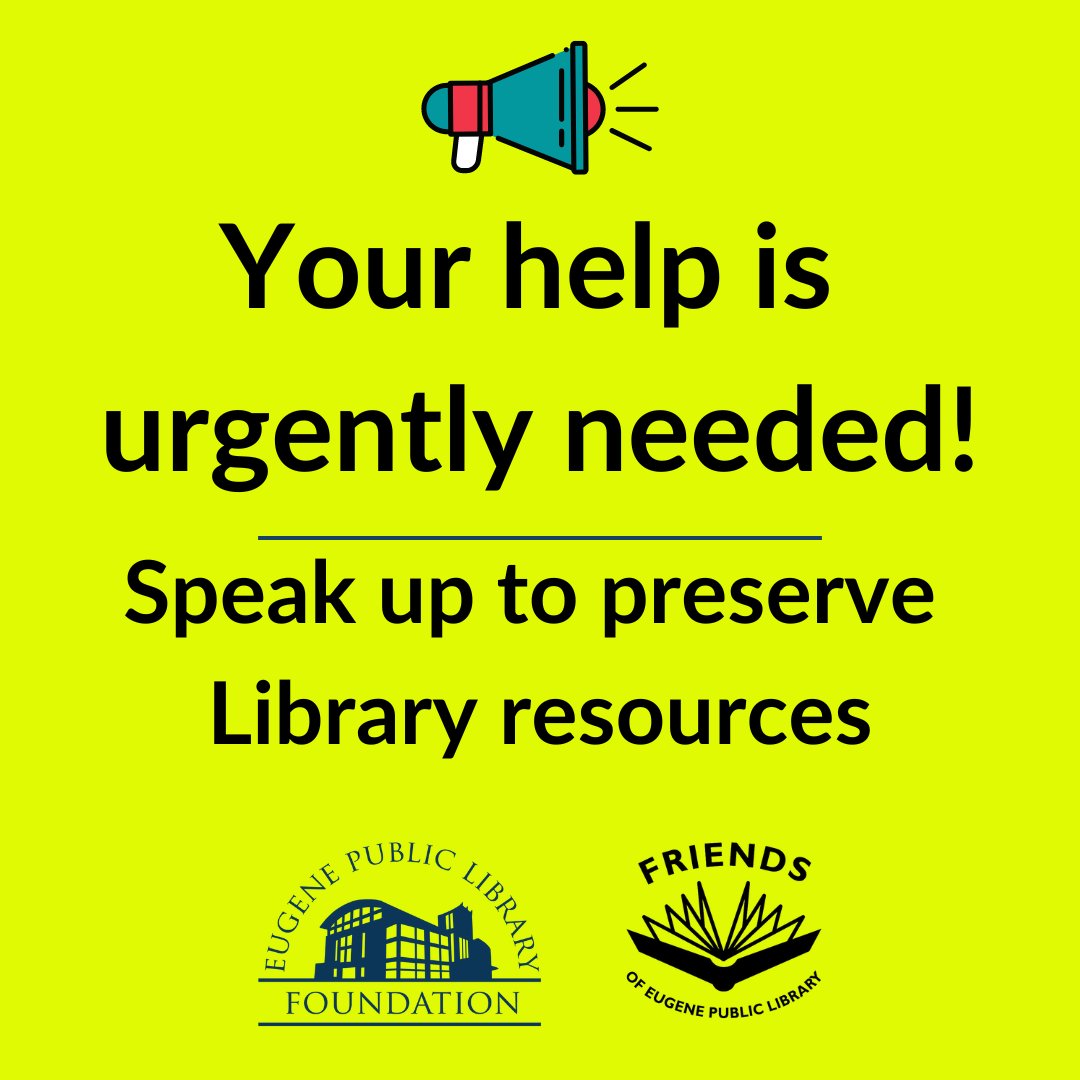 eplfoundation's tweet photo. Support Eugene Public Library on this special day of giving 📚 - https://t.co/BZUTYTGnp5 https://t.co/nNdVMuEcNX