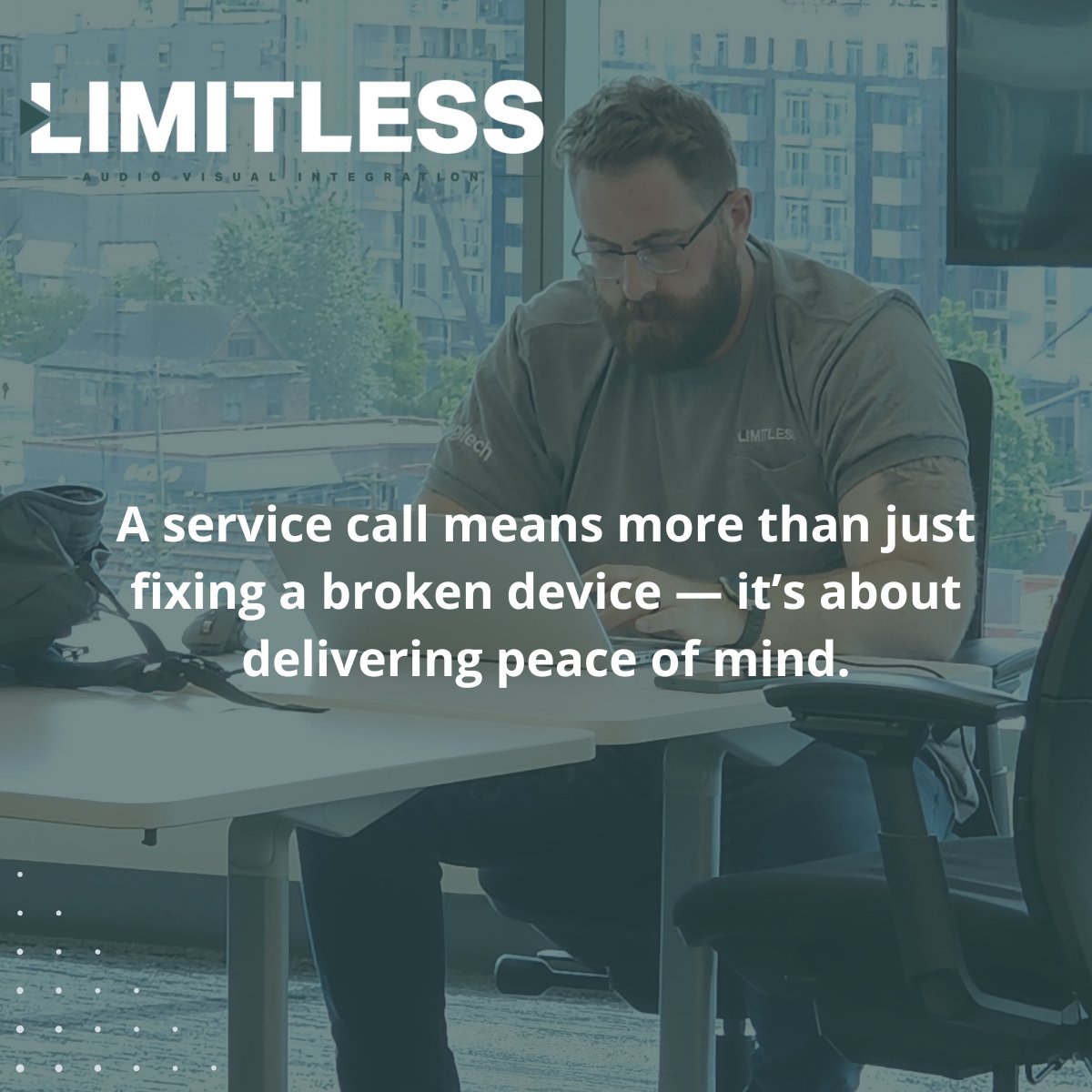 LimitlessAV's tweet image. When you book a service call with us, here’s what you get:

✅Priority response
🔧Full diagnostic &amp;amp; repair
🔁Support you can count on

With us, think of a service call as your safety net—because AV should be an asset, not a headache

📧info@limitlessav.ca

#AVSupport #ServiceCall