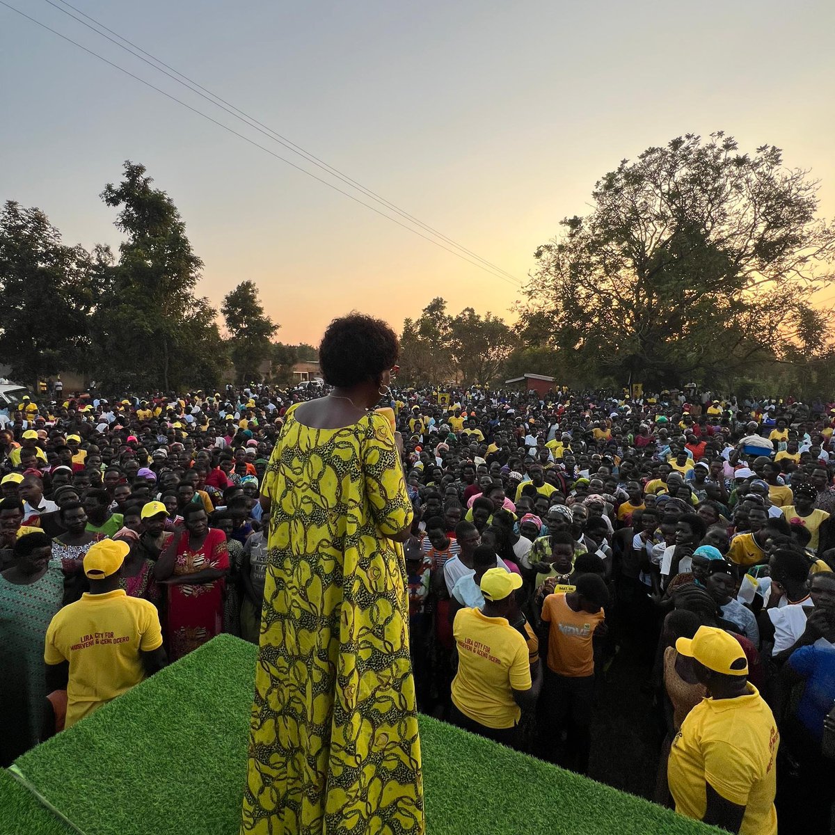 oromatvuganda's tweet photo. Hon. Dr Jane Ruth Aceng Ocero does 3 campaign rallies in 3 different places 
Akia, 
Ayago, 
Burlobo. https://t.co/MmDnpprXQh