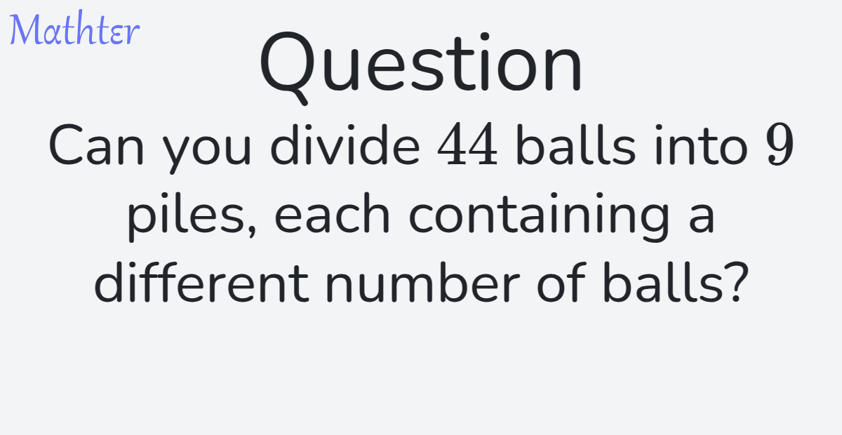 MathterRiddler's tweet image. Puzzle from the Mathter website: mathter.islands.co.il/en/questions/3… 
#Puzzle #Arithmetic #PigeonholePrinciple #ProofbyContradiction