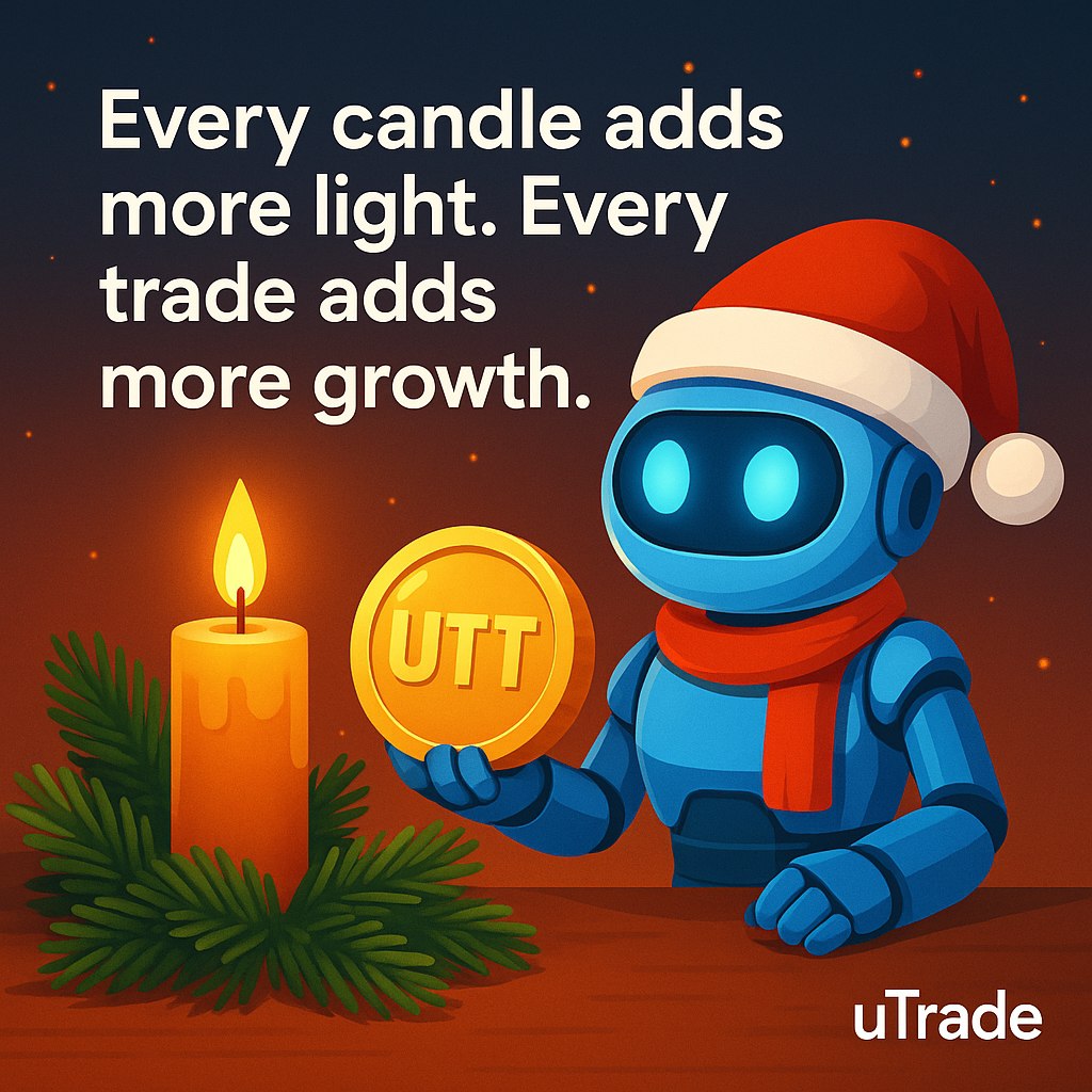 Every candle adds more light. Every trade adds more growth.

🕯 December is a journey of building step by step.

With uTrade, every day and every trade brings you closer to your goals.

Shine brighter. Grow stronger. 🎄
🔗 utrade.vip
🔗 linktr.ee/utradetoken