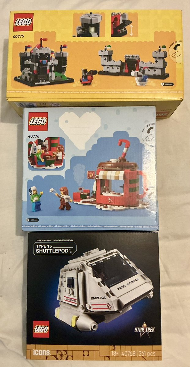 David_Bough12's tweet image. #Lego #StarTrekTNG #Freegifts

And the free gifts are here. 😊