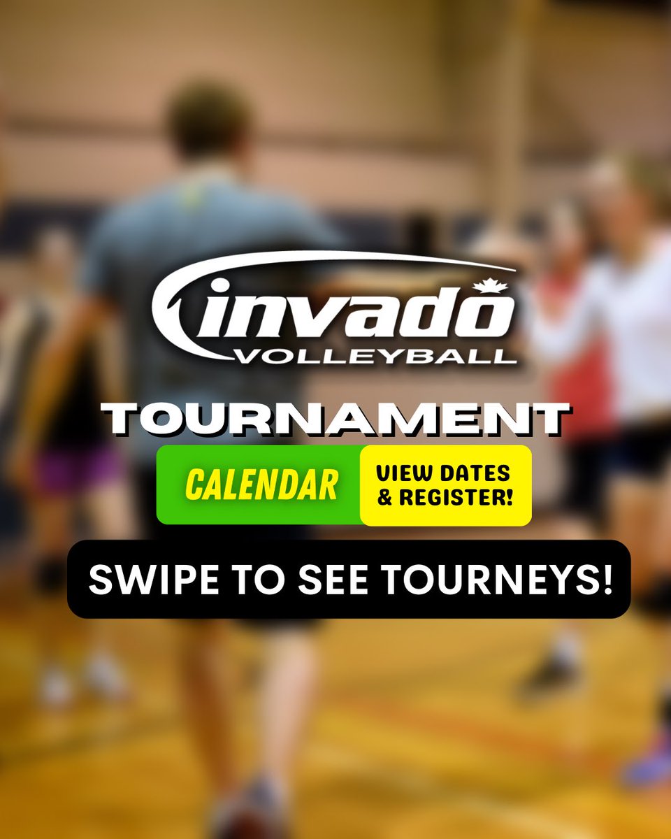 InvadoVB's tweet image. 📣 Get ready—the final two INVADO tournaments of the year are officially HERE!

Come out, compete, have fun, win some cash — or play for a cause that matters. Let’s wrap up the year the right way! 🏐🎁 

Register @ Invado.ca