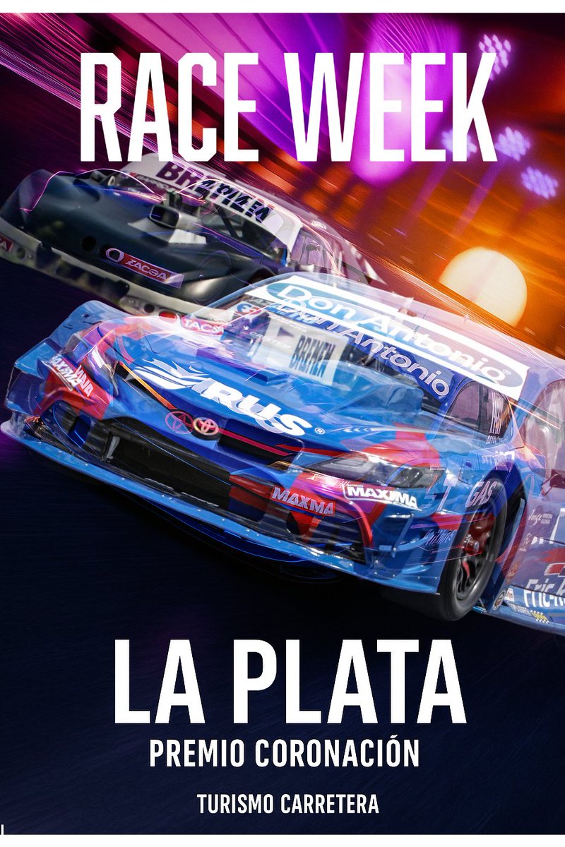 AzarMotorsports's tweet image. Ultima semana de carrera del año!

Este fin de semana el Coronación de TC y TCPista se vive en el autódromo de La Plata.

Nos vemos ahi!