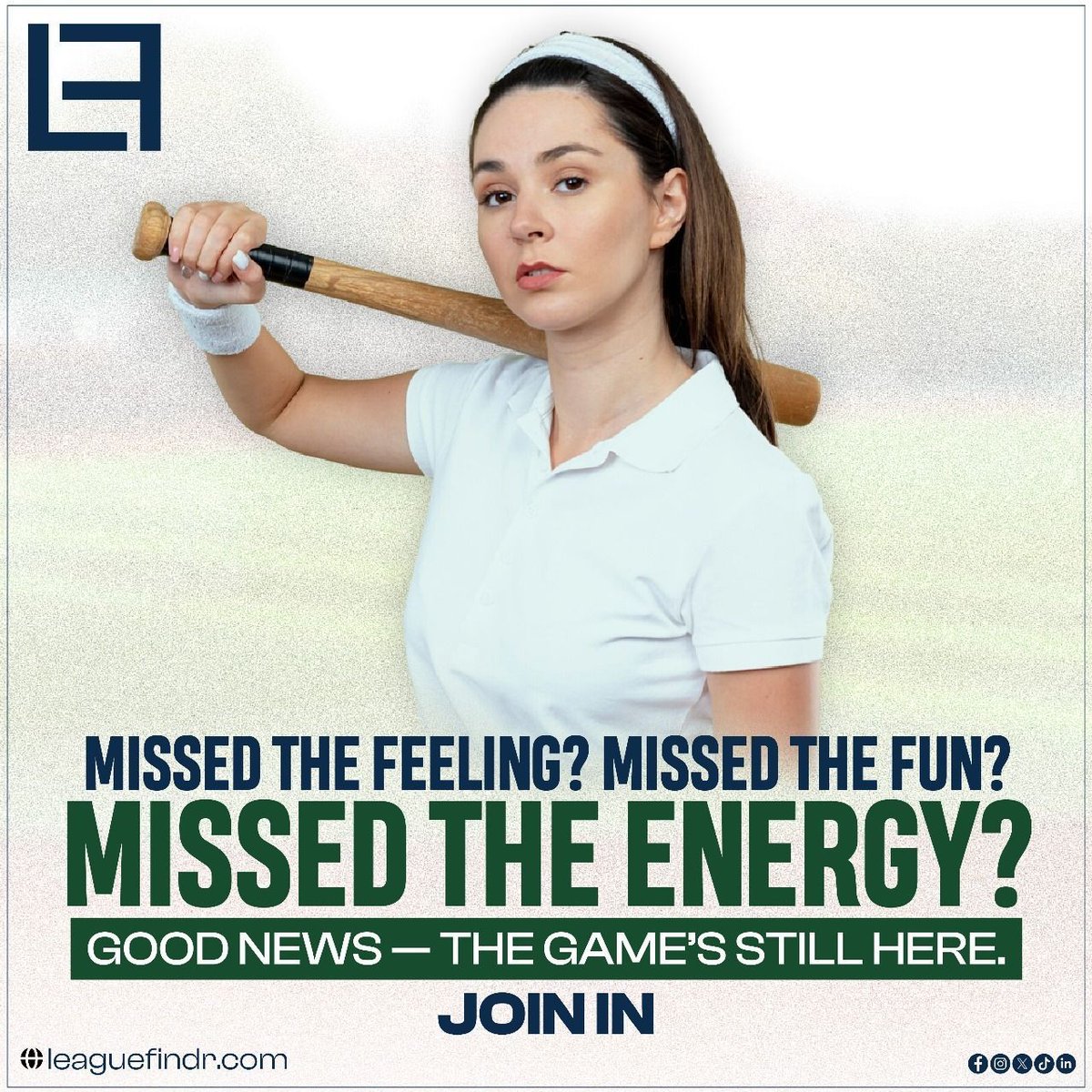 leaguefindr's tweet image. Miss the feeling? The fun? The energy?
Good news — the game’s still here. Get back the rush, the laughs, and the joy of playing again.
Find the right league, the right vibe, and the right people — in minutes. 👉 leaguefindr.com

#LeagueFindr #GetBackInTheGame #PlayAgain