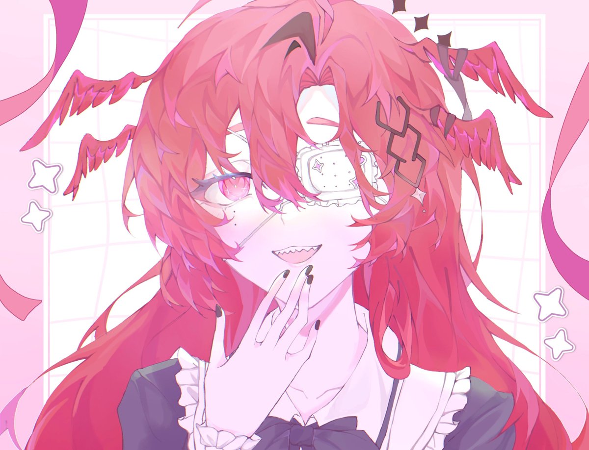 tanjoumada's tweet photo. 地雷系 メンズ 🩷🖤 ( ´ ▽ ` ) ☆

#おはようVtuber #VtuberTH #joumarts https://t.co/RoGZPIPKU4