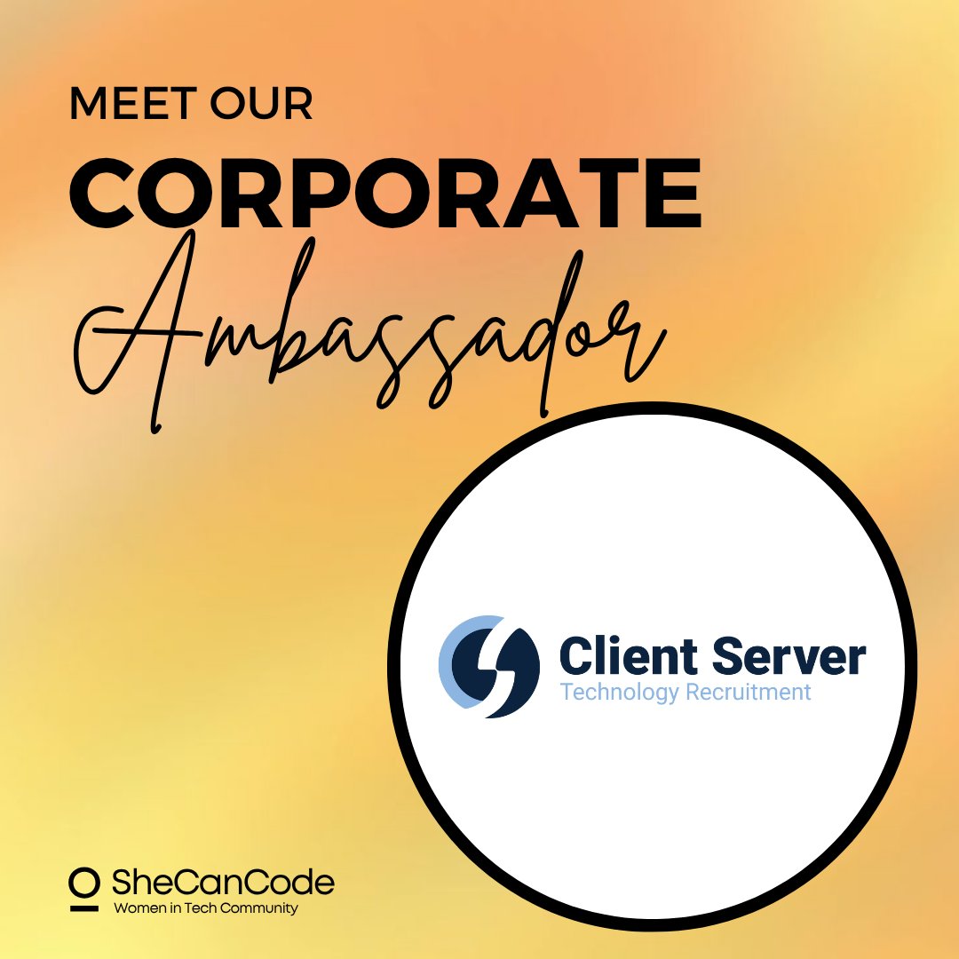 SheCanCodeHQ's tweet image. At Client Server, diversity is built into the way they do business. 💪

As a SheCanCode Corporate Ambassador, they&apos;re helping shape a more inclusive tech industry—from graduates to C-suites.

🔗 bit.ly/4iFJErF

#TechForAll #InclusiveHiring #DiversityMatters