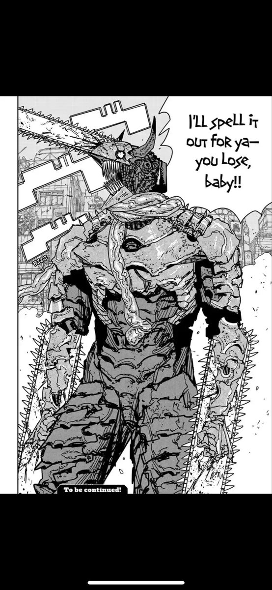 Fujimoto you madman! This form is soo sick!  So many Devils underestimate Denji because of how dumb/silly he seems on the outside. But put him into a strong battle &amp; you'll soon see his wits shine. Whenever he's in a battle he's the definition of "expect the unexpected"
#csm222