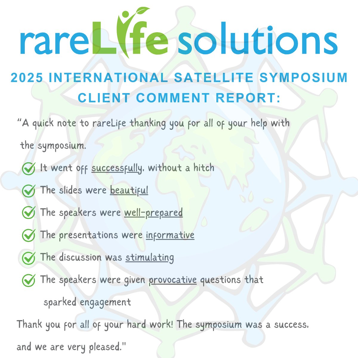 Everything’s different in rare. Sci comms should be too. At rareLife, we’re more than scientists, writers, and strategists. We’re rare moms, caregivers, and carriers developing content that educates, motivates, and drives meaningful change. 
rarelifesolutions.com 
#RareDisease