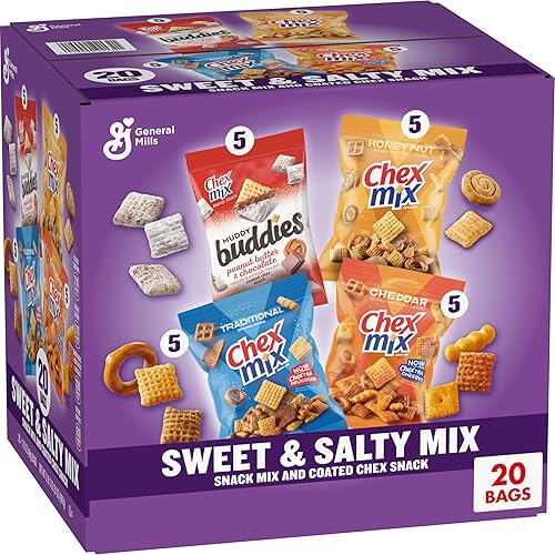 I just received Chex Sweet &amp; Salty Snack Variety Pack, Individually Wrapped Snack Bags, Party and Lunch Packs, Muddy Buddies Peanut Butter and Chocolate, Chex Mix Traditional, Cheddar, from Anonymous via Throne. Thank you! throne.com/nightshadeabyss #Wishlist #Throne