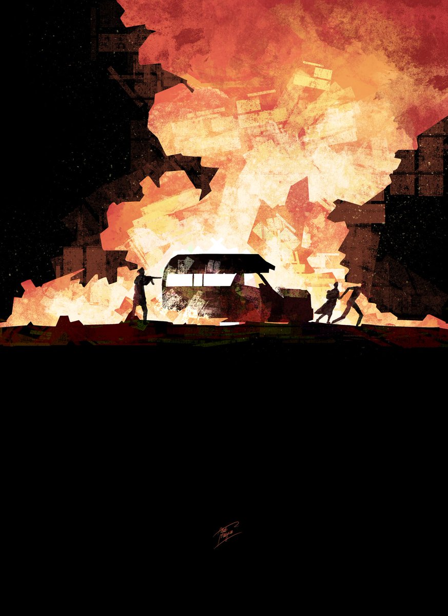 Shutabug's tweet image. New painting. State of the nation V.