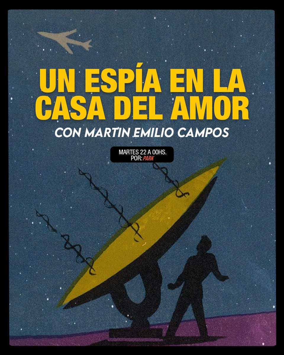 🎧 Algunas excursiones libres por grandes melodías.

Un espía en la casa del amor con @martinemiliocampos 👉 Todos los martes, 22hs por park.com.ar

📽️ Auspicia ig @septimo.arte.videoteca