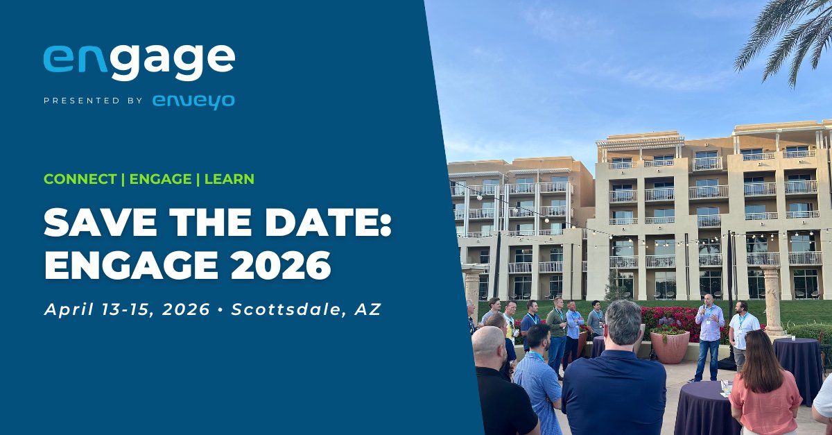 We’re excited to announce that Engage 2026 is on the horizon! 

📍 Scottsdale, Arizona 
🗓️ April 13–15, 2026 

Interested in attending? Send us a DM, and we will get the registration details!