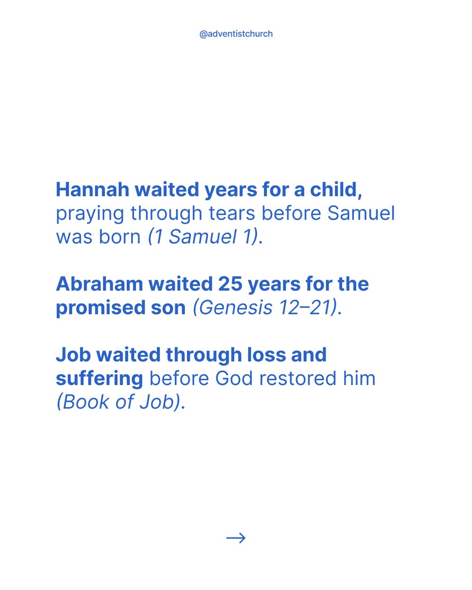 adventistchurch's tweet photo. God does some of His best work in the seasons you wish He’d hurry up. If He has you waiting, He also has a reason. Don’t rush what He’s still preparing.

With God, waiting isn't wasted. If you needed to see this, save this post. If you know someone who needs to see it, share it. https://t.co/iEPPYMTnw1