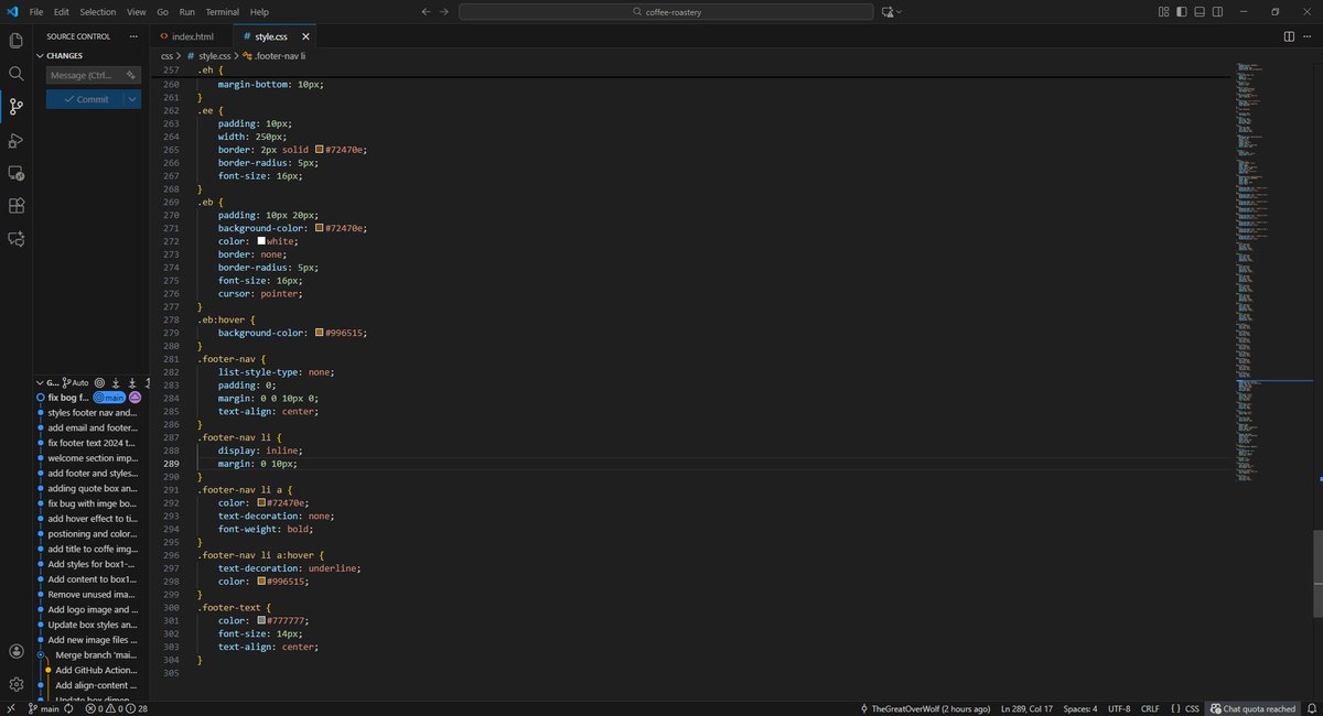 RonicanB's tweet image. Day 🔟finished the landing-page now i am ready to learn JS look better than what i was expecting u can check the web site your self now 
thegreatoverwolf.github.io/coffee-roaster…
.
#WebDevelopment #100DaysOfCode #HTMLCSS #HTML #CSS #WebDev