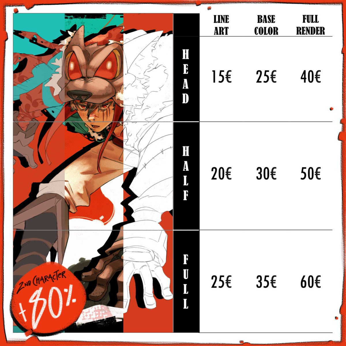 bakenoraa's tweet image. COMMISSIONS ARE OPEN💥
More info on my Instagram!!!