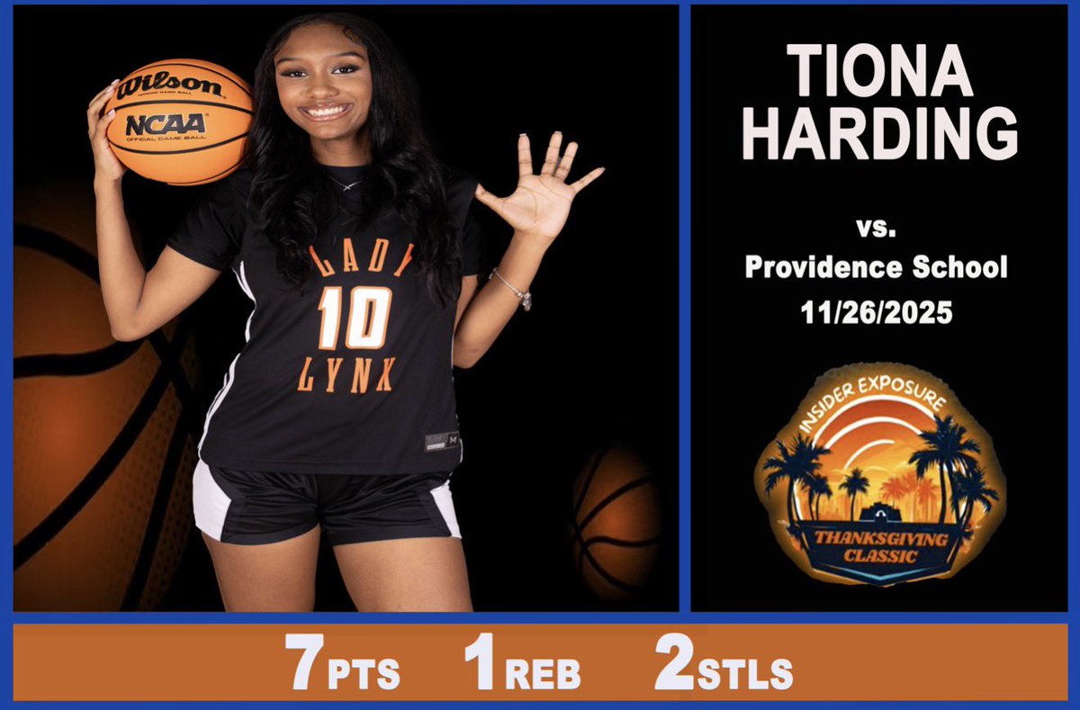 BCPLadyLynx's tweet photo. vs. Providence School - @tionaharding_10 📊
🎯 7pts
💪🏽 1reb
🚓 2stls
#ChooseUsorLosetoUs
#ButlerCollegePrepGBBALL
#LadyLynxBCP
#LynxEatemUp🐯
#GoLynx🏀🧡💙
#FeartheLynxBCP
#LadyLynxwantitall
#LadyLynxRedemptionTour
#MoreHeat
#SnapYoFingersLadyLynx
#WeTheProblemBCP https://t.co/L918SUxMcW